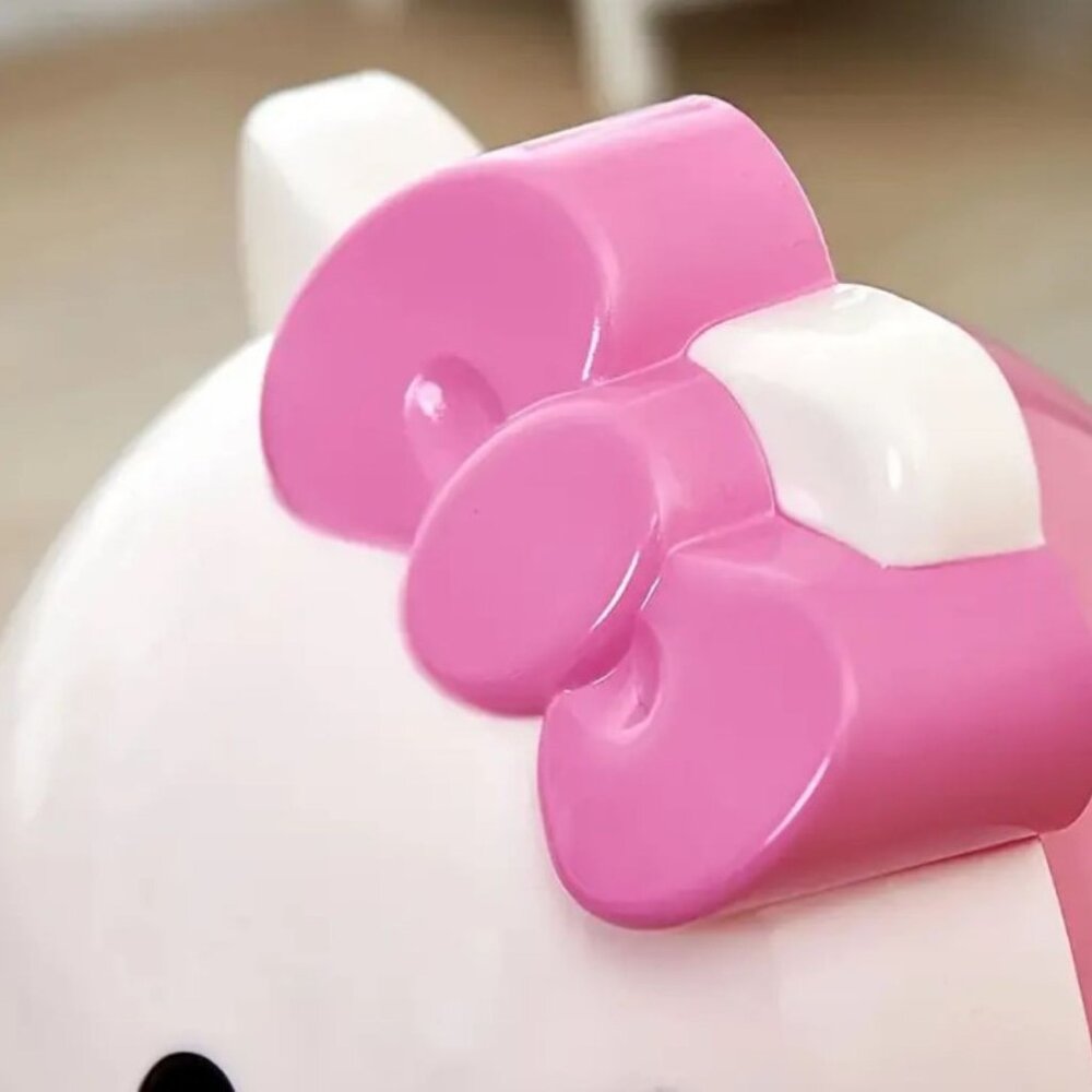 Hello Kitty Pink Trash Can Large Size with Detachable Lid 13" - Picture 5 of 7